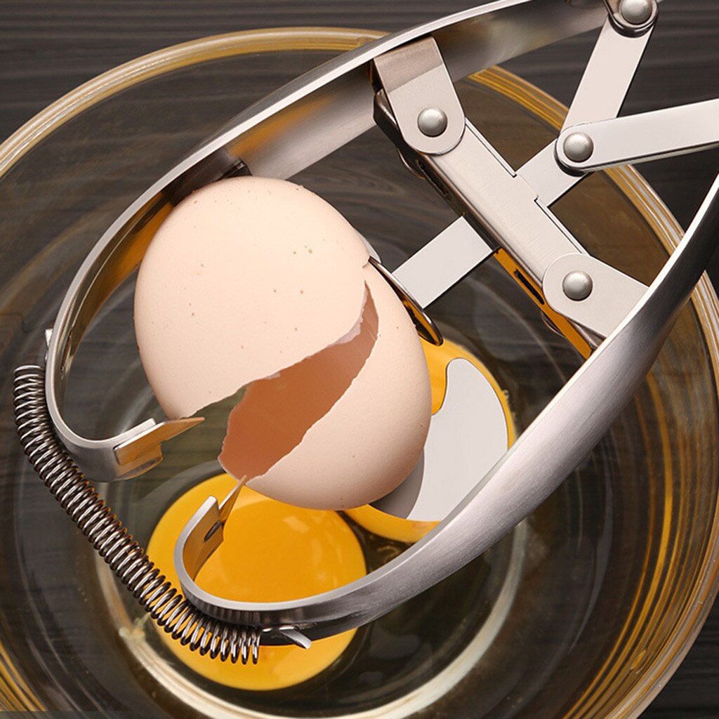 304 Stainless Steel Egg Whisk and Shell Opener Tool