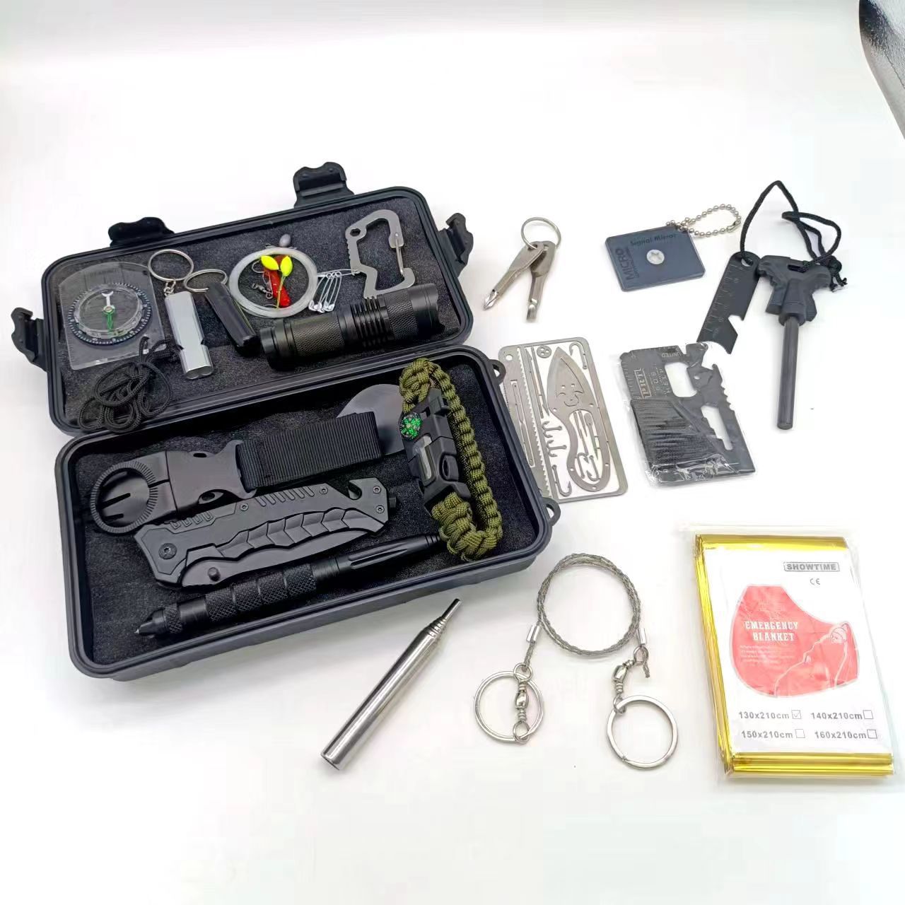 Outdoor SOS Survival Tool Kit for Adventures