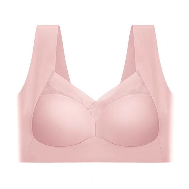 Summer Thin Ice Silk Seamless Push-Up Bra
