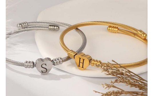 Stainless Steel Braided Bracelets for Mother&