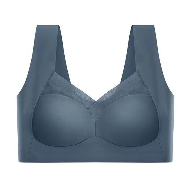 Summer Thin Ice Silk Seamless Push-Up Bra