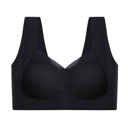 Summer Thin Ice Silk Seamless Push-Up Bra
