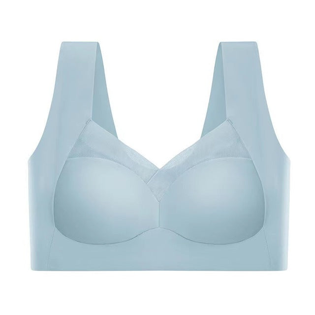 Summer Thin Ice Silk Seamless Push-Up Bra