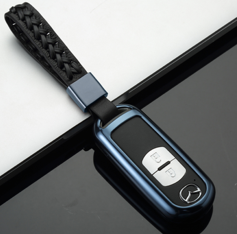 Mazda Key Case, Aluminum Alloy Key Shell Cover