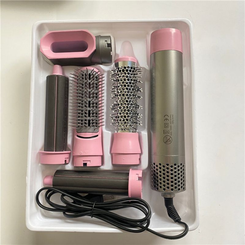 5-in-1 Automatic Hot Air Comb for Curling &amp; Straightening
