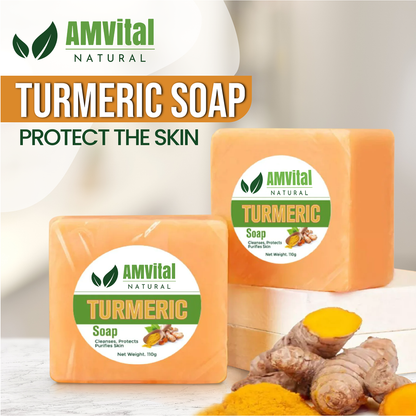 AMVital Turmeric Soap Bar for Face &amp; Body