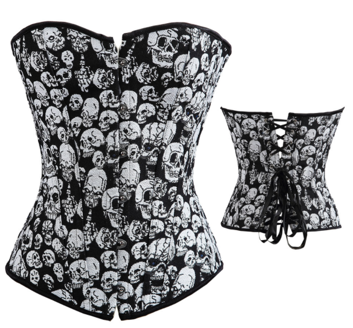Skull Shaped Waist Trainer and Shapewear Outfit
