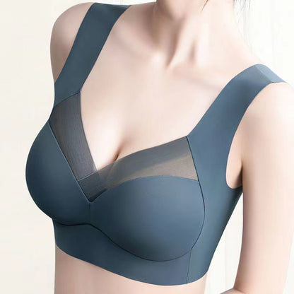 Summer Thin Ice Silk Seamless Push-Up Bra