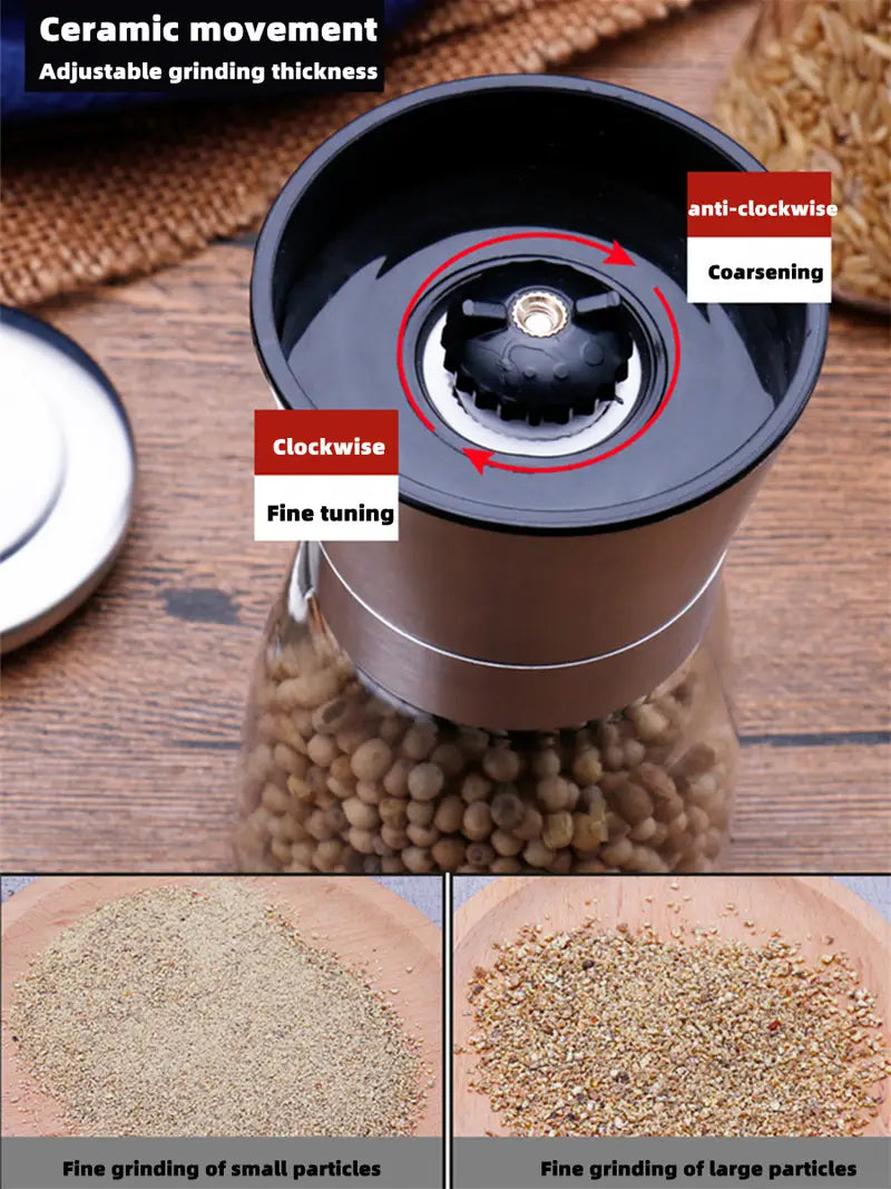 304 Stainless Steel Manual Pepper Grinder Kitchen Tool