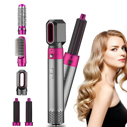5-in-1 Automatic Hot Air Comb for Curling &amp; Straightening