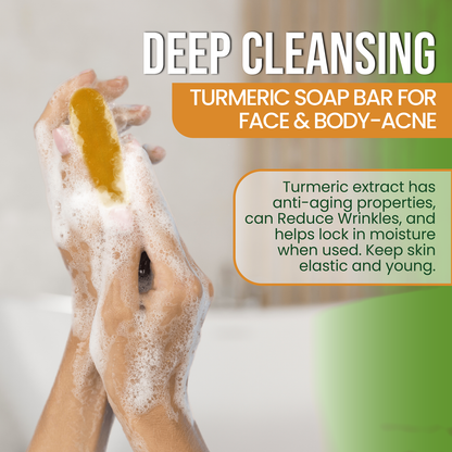 AMVital Turmeric Soap Bar for Face &amp; Body