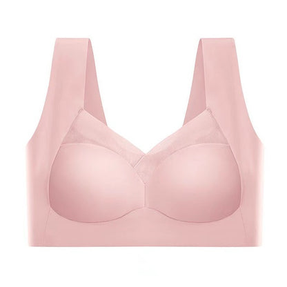 Summer Thin Ice Silk Seamless Push-Up Bra