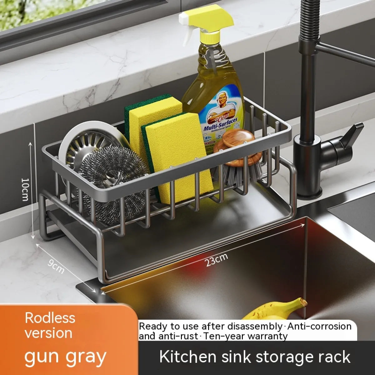 Multi-Functional Kitchen Sink Storage &amp; Drainage Rack