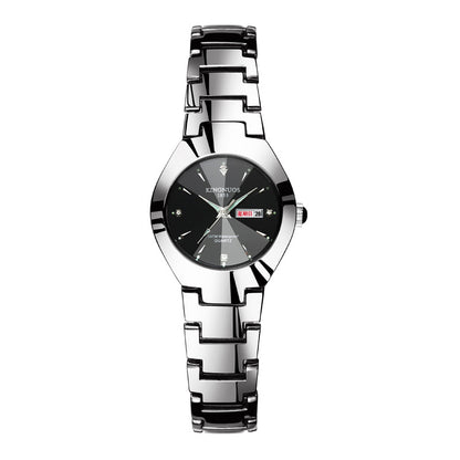 Automatic Quartz Tungsten Couple Watches with Luminous Dial