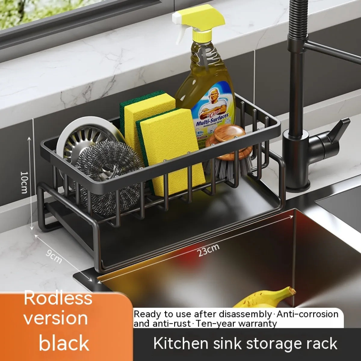 Multi-Functional Kitchen Sink Storage &amp; Drainage Rack