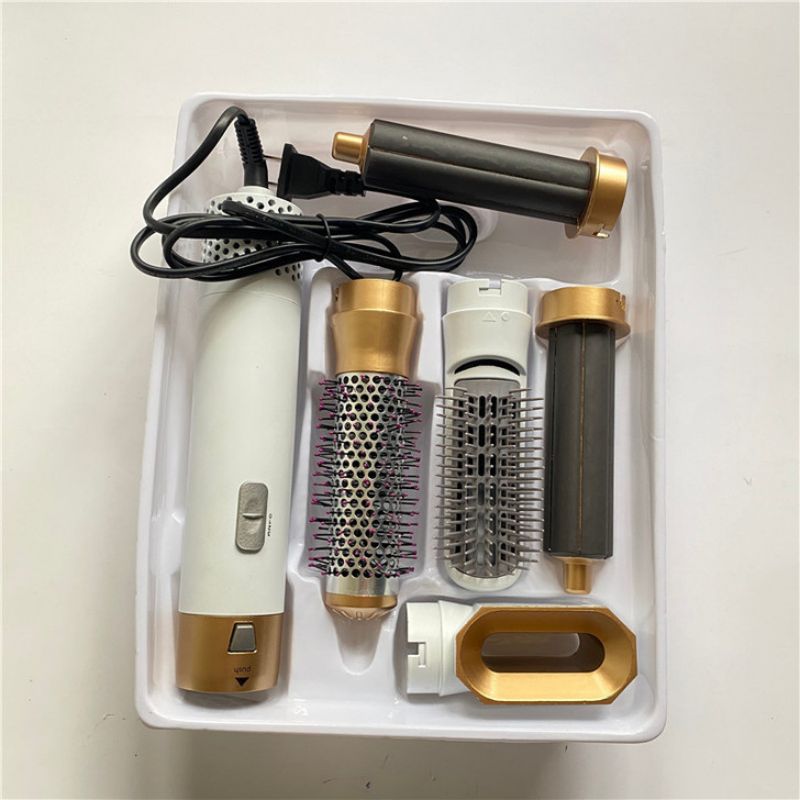 5-in-1 Automatic Hot Air Comb for Curling &amp; Straightening