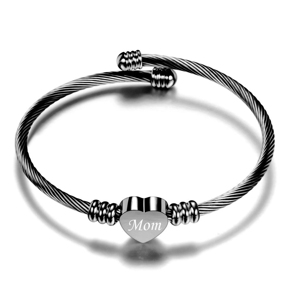 Stainless Steel Braided Bracelets for Mother&