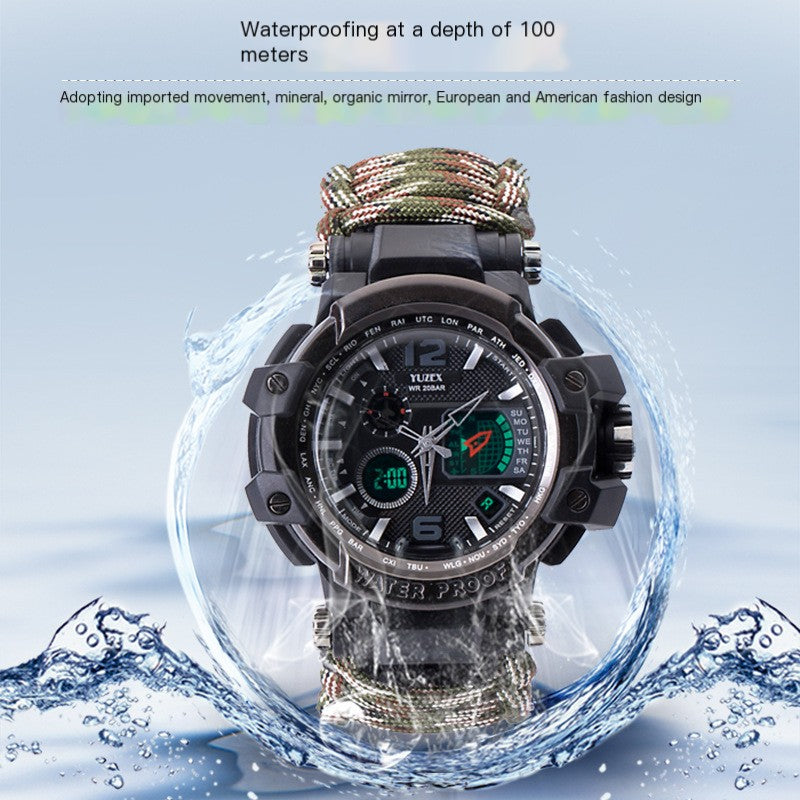 War Wolf 2 Survival Paracord Bracelet with Multitool