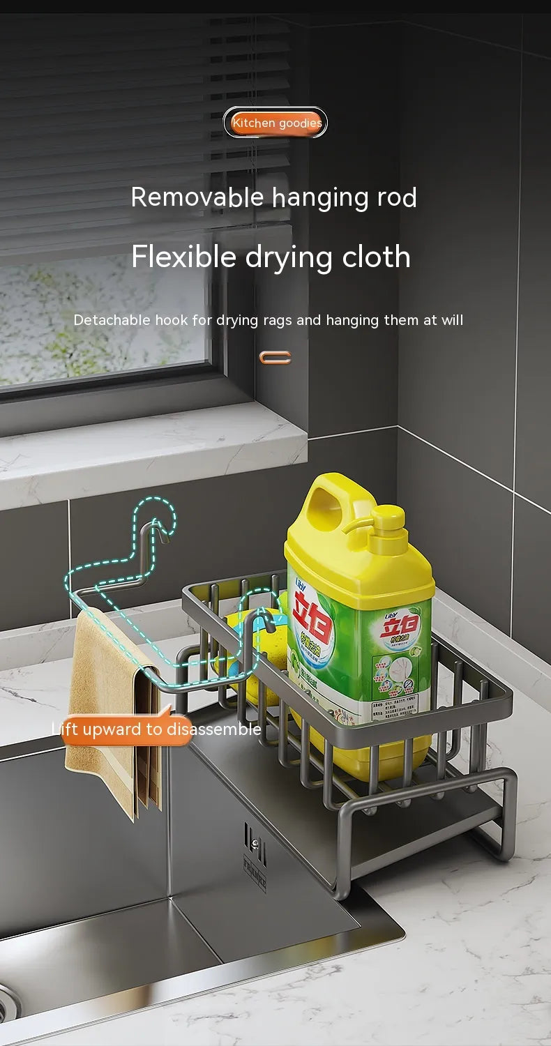 Multi-Functional Kitchen Sink Storage &amp; Drainage Rack