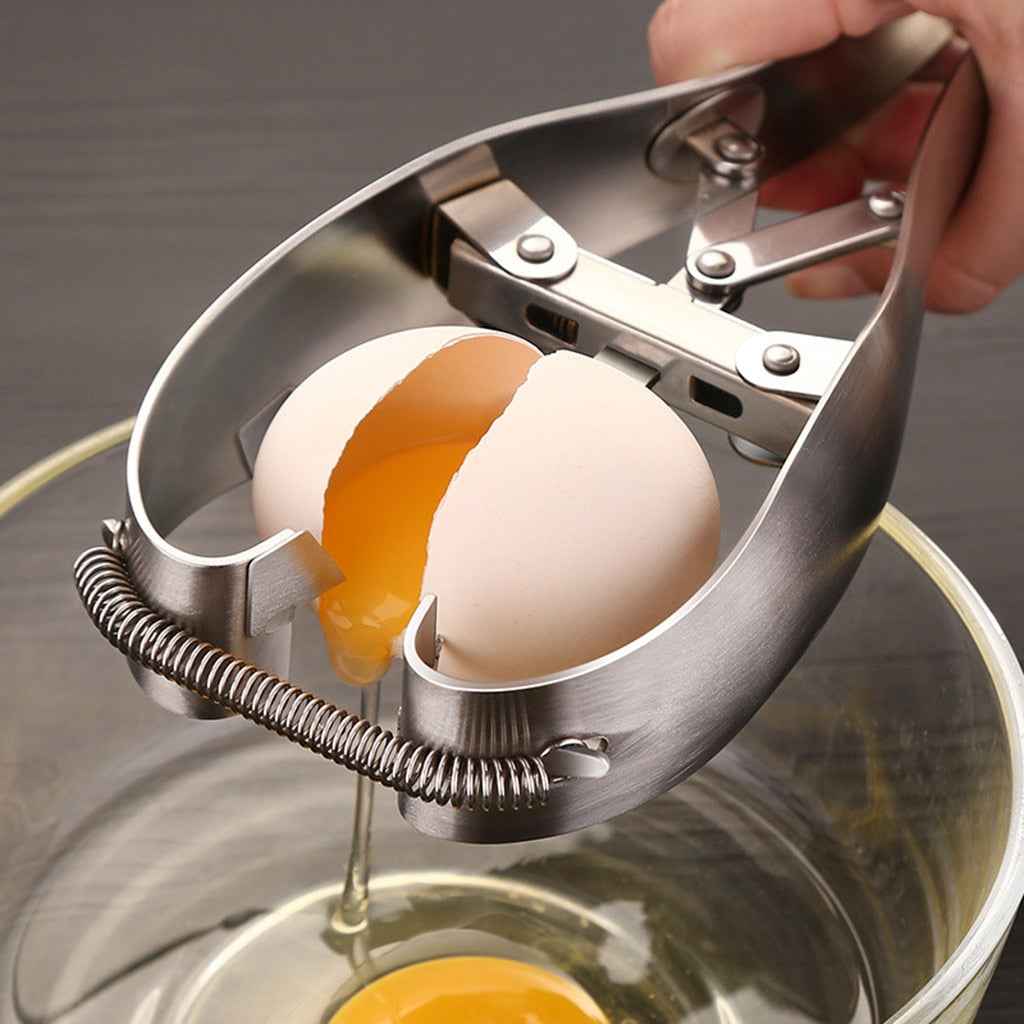 304 Stainless Steel Egg Whisk and Shell Opener Tool
