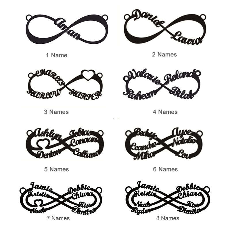 DIY Infinite Infinity Name Necklace for Mother&