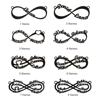 DIY Infinite Infinity Name Necklace for Mother&