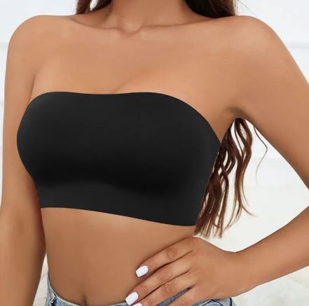 Strapless Seamless Ice Silk Push Up Bra for Women