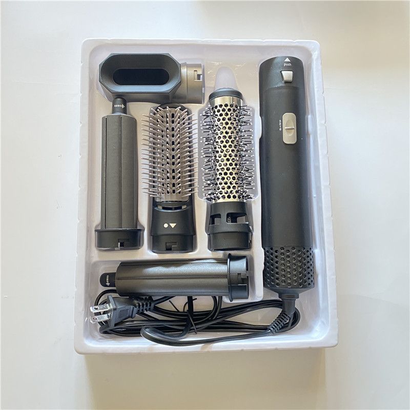 5-in-1 Automatic Hot Air Comb for Curling &amp; Straightening