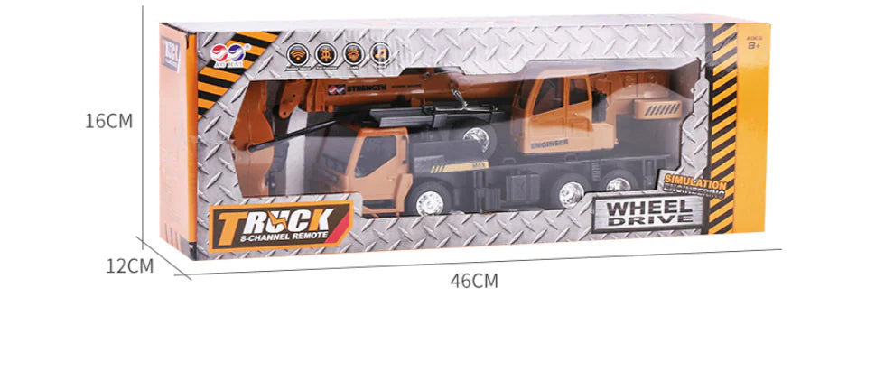 Remote Control Electric Crane Toy for Kids, Rechargeable