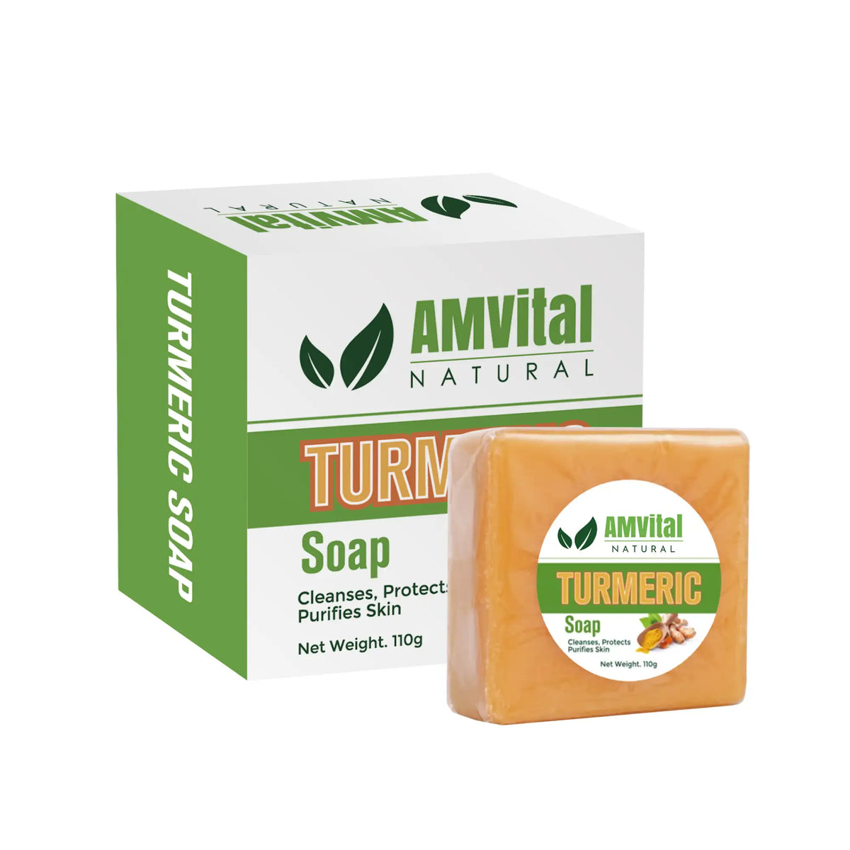 AMVital Turmeric Soap Bar for Face &amp; Body