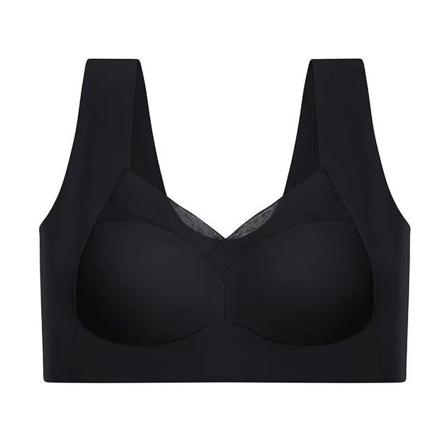 Summer Thin Ice Silk Seamless Push-Up Bra