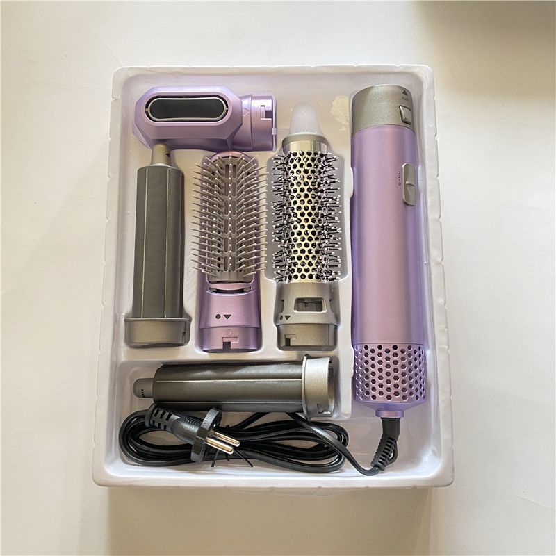 5-in-1 Automatic Hot Air Comb for Curling &amp; Straightening