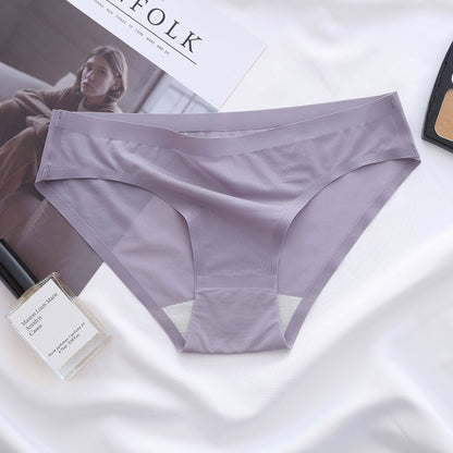 Breathable Seamless Ultra-Thin Ice Silk Panties