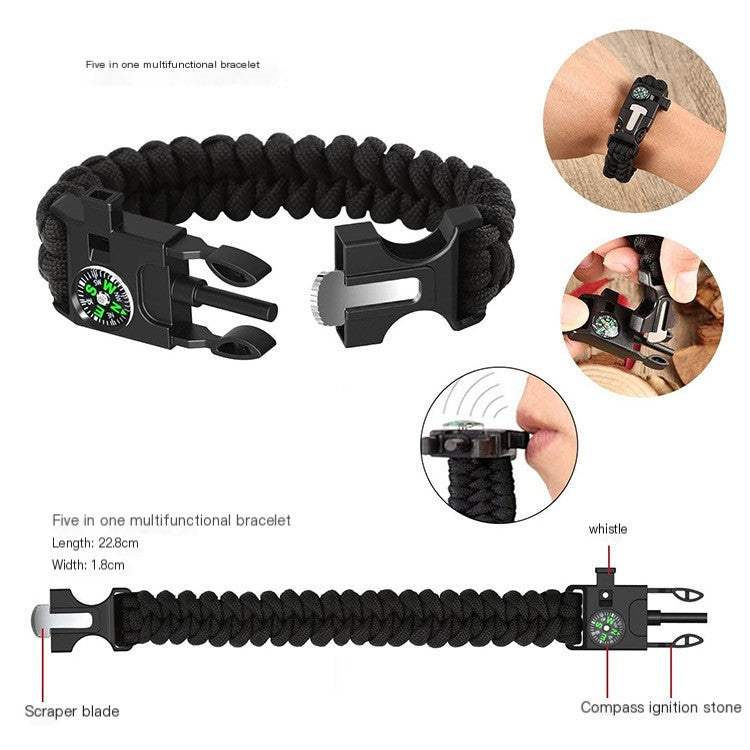 Survival Kit and First Aid Set for Outdoor Adventures