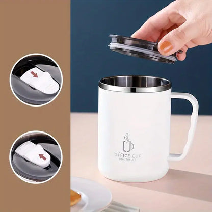 Stainless Steel Double-Layer Vacuum Mug for Tea/Coffee