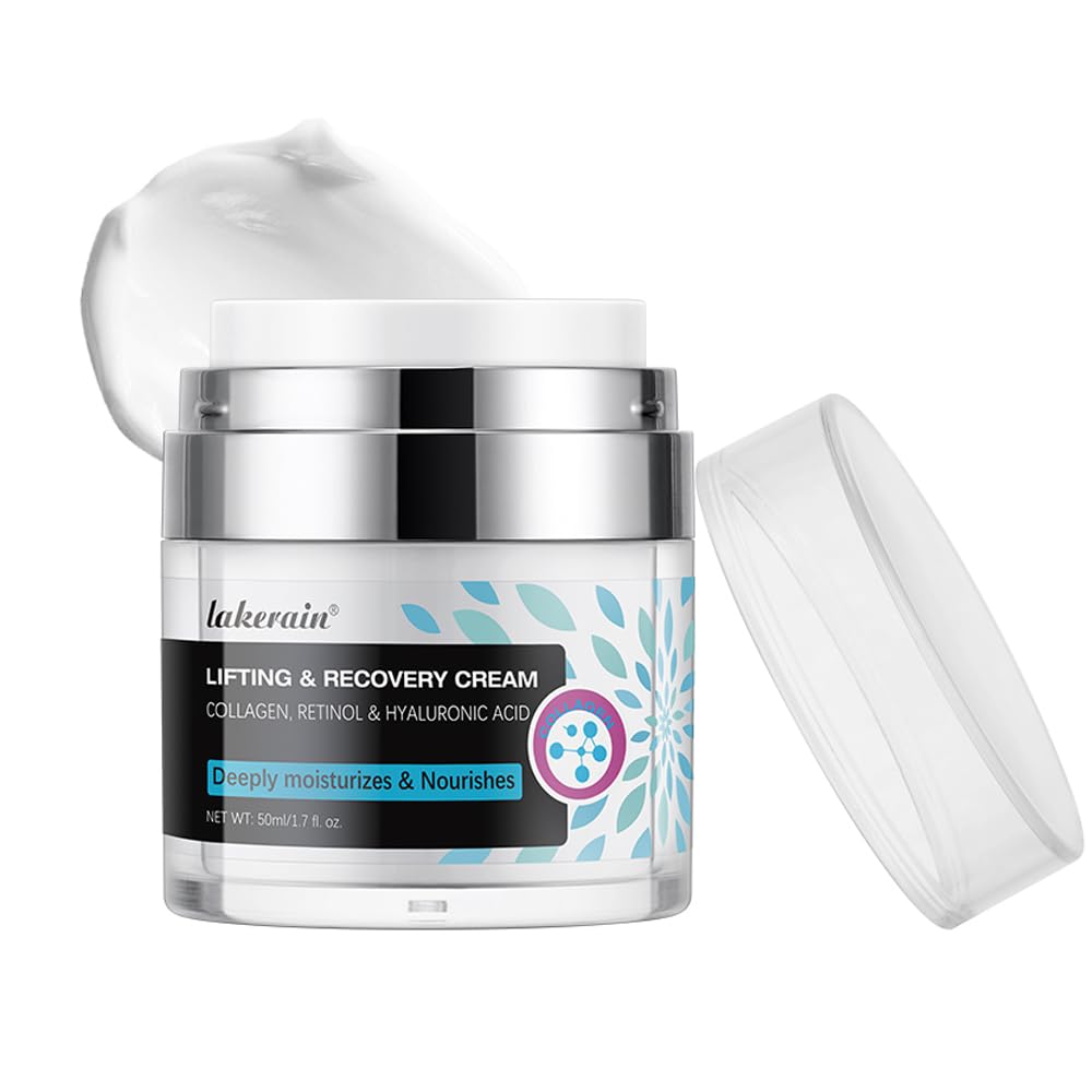 Retinol &amp; Collagen Moisturizer Face Cream Hydrating Moisturizing Cream Anti-Aging Cream Lifting &amp; Recovery Face Cream Reduce Fine Lines Lifting &amp; Firming Cream 1.7 Fl Oz
