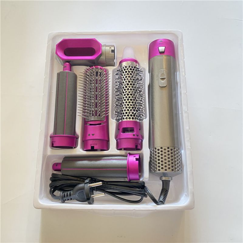 5-in-1 Automatic Hot Air Comb for Curling &amp; Straightening