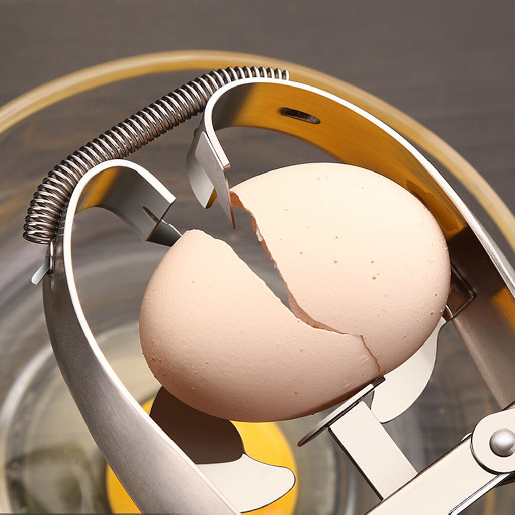 304 Stainless Steel Egg Whisk and Shell Opener Tool