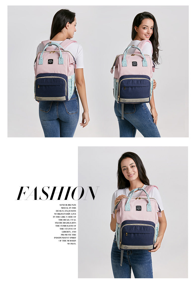 Large Capacity Multi-functional Baby Diaper Backpack
