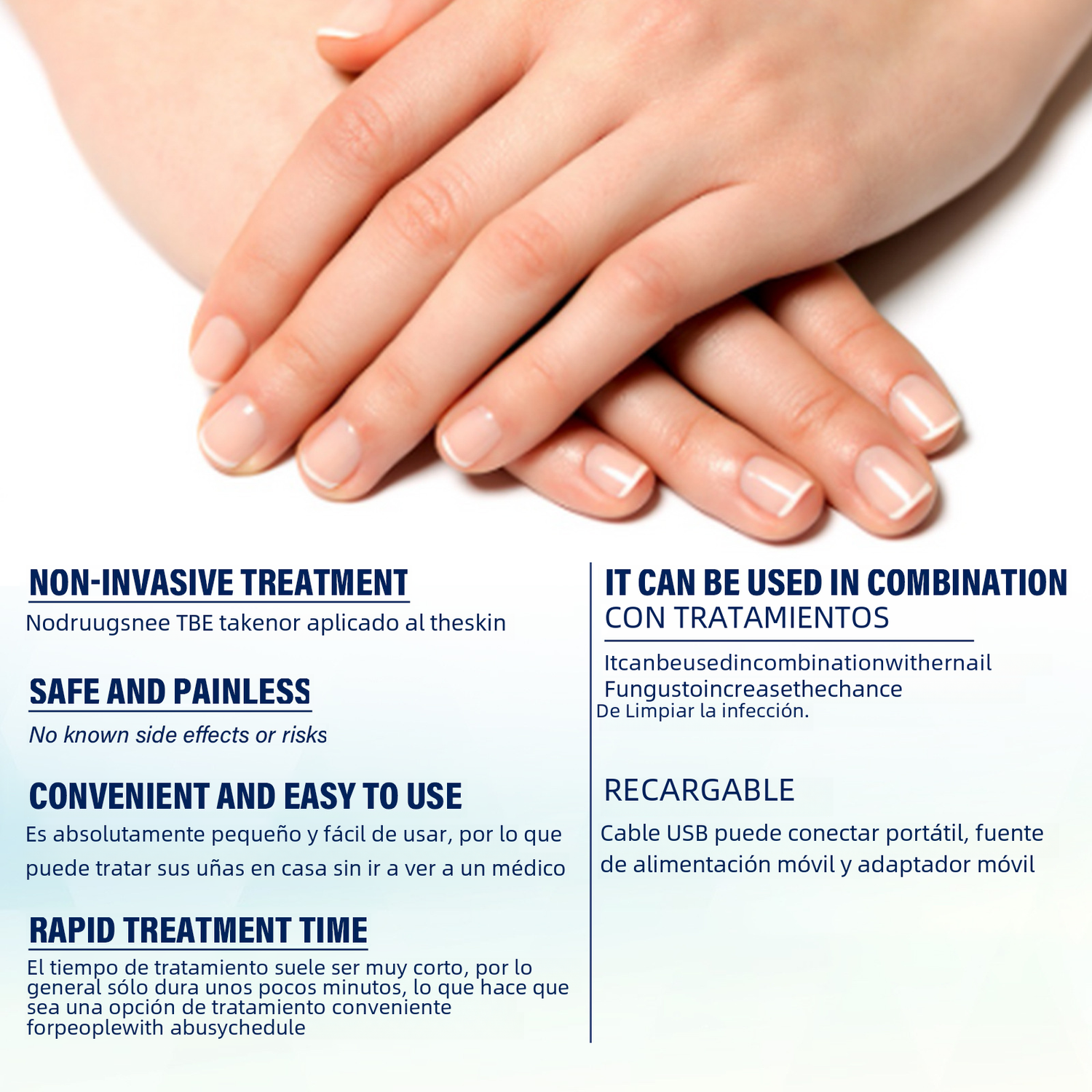EELHOE LED Nail Repair Device for Strengthening Nails
