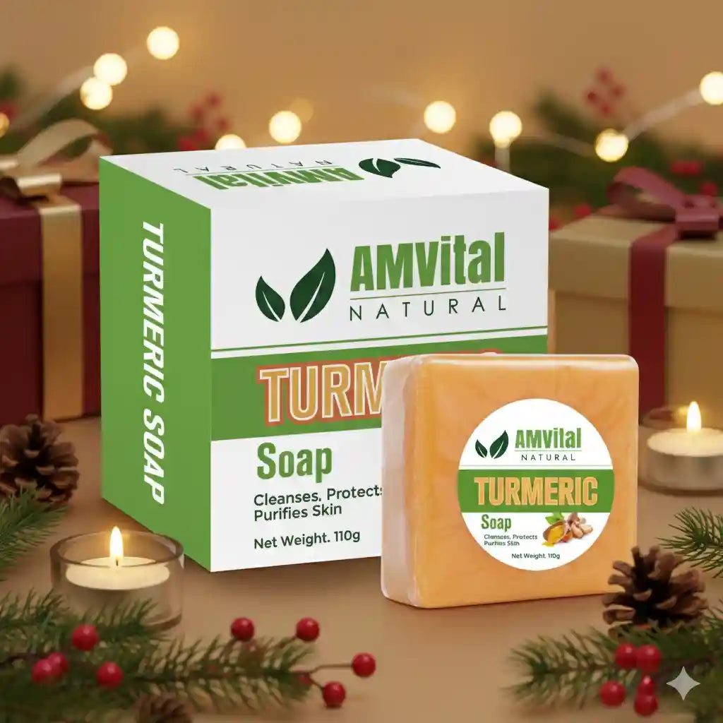AMVital Turmeric Soap Bar for Face &amp; Body