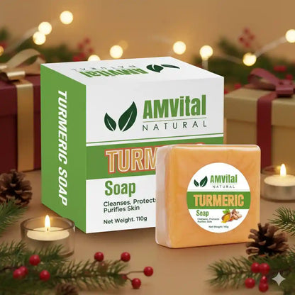 AMVital Turmeric Soap Bar for Face &amp; Body